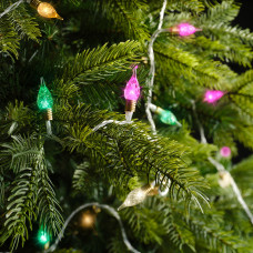 180 LAMPS LED VINTAGE LIGHTS 8 FUNCTIE TWINKEL EFFECT BINNEN KLEUR TRANSPARENT/WARM WHITE/LIGHT GREEN/CLASSIC WARM/PINK