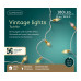 180 LAMPS LED VINTAGE LIGHTS 8 FUNCTIE TWINKEL EFFECT BINNEN KLEUR TRANSPARENT/WARM WHITE/LIGHT GREEN/CLASSIC WARM/PINK