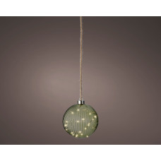 MICRO LED BAL STEADY GROEN/WARM WHITE BINNEN DIA 14 CM