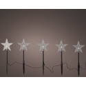LED STAKE LIGHT PVC STEADY BUITEN 5 STERREN