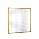 ECO GAASTRELLIS MET MAAS 7,5 X 7,5 CM, IN GRENEN RAAMWERK 4,5 X 4,5 CM, 180 X 180 CM, GROEN GEIMPREGNEERD.