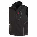 BODYWARMER FHB SOFTSHELL ZWART