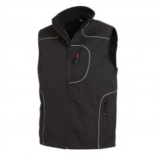 BODYWARMER FHB SOFTSHELL ZWART