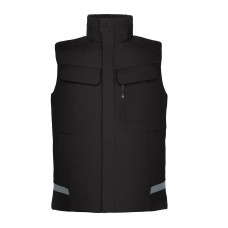 FHB BODYWARMER HAUKE ANTRACIET/ZWART