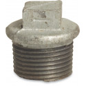 PROFEC NR. 290 PLUG GIETIJZER GEGALVANISEERD 3/8" BUITENDRAAD DVGW