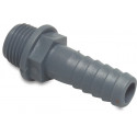 SLANGTULE PP 1" X 25 MM BUITENDRAAD X SLANGTULE 6BAR GRIJS