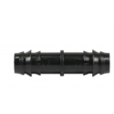 VERBINDINGSPIJPJE POM 25 MM BARBED 4BAR ZWART