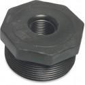 VERLOOPRING PP 1 1/4" X 3/4" BUITENDRAAD X BINNENDRAAD 10BAR ZWART