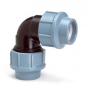 UNIDELTA KNIE 90° 2X KLEM, 16 MM KIWA, 16 BAR