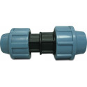 UNIDELTA VERLOOPKOPPELING PP 20 MM X 16 MM KNEL 16BAR ZWART/BLAUW DVGW