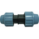 UNIDELTA VERLOOPKOPPELING PP 25 MM X 20 MM KNEL 16BAR ZWART/BLAUW DVGW