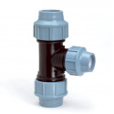UNIDELTA VERLOOP 2XKLEM 25MM 1XKLEM 1X20 MM T-STUK 90°