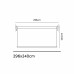 SUN & SHADE ROLGORDIJN 2.96X2.4 METER GEBROKEN WIT