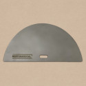 BESTCHARCOAL RVS GRIDDLE HALVEMAANVORMIG COMPACT