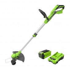 GREENWORKS TRIMMER G40LT33K2 SET INCL. LADER + 1 X ACCU 2.0AH