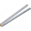 DUIMSTOK KUNSTSTOF WIT 4 DELIG WIT 100CM/MM LOS