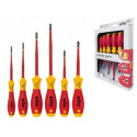 SCHROEVENDRAAIERSET SOFTFINISH ELECTRIC SLIMFIX SLEUFKOP, PHILLIPS 6-DELIG 3201K6 SOFTFINISH ELECTRIC SLIMFIX