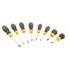 CUSHIONGRIP SCHROEVENDRAAIERSET 8-DELIG: PH, STANDAARD, PARALLEL