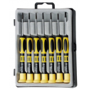 TORX PRECISIE SCHROEVENDRAAIERSET 7 DLG SCHROEVDR. BLACK POINT T5-T6-T7-T8-T9-T10-T15 CASSETTE