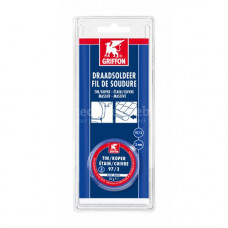 GRIFFON DRAADSOLDEER TIN/KOPER 97/3 MASSIEF ø 3.0 MM BLISTER 50 G NL/F
