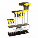 TORX T-GREEPSET 9 DLG. METALEN HOUDER, T10-T15-T20-T25-T27-T30-T40- T45-T50 T10-T50