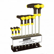 TORX T-GREEPSET 9 DLG. METALEN HOUDER, T10-T15-T20-T25-T27-T30-T40- T45-T50 T10-T50