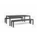 SHOWROOMVERLATER SET RIO TAFEL 210 ALU + 2 RIO BANKEN ALU ANTRACIET