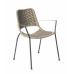 SHOWROOMVERLATER 5 DELIGE DININGSET STREKMETAAL