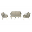 SHOWROOMVERLATER TURIN SOFA LOUNGESET PEARL WHITE/CREME