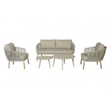 SHOWROOMVERLATER TURIN SOFA LOUNGESET PEARL WHITE/CREME