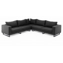 SHOWROOMVERLATER ALL WEATHER EGO LOUNGE-SET SUNBRELLA-QUICK-DRY ANTRACIET/SOOTY