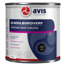 AVIS AQUA SCHOOLBORDENVERF ZWART 250 ML.