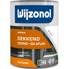 WIJZO DEK GROND AFLAK 750 ML RAL 9010