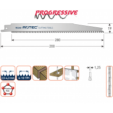 RECIPROZAAGBLAD RC240 / S2345X