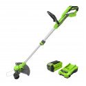 GREENWORKS TRIMMER G40LT33K2 SET INCL. LADER + 1 X ACCU 2.0AH