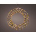 KAEMINGK MICRO LED KRANS METAAL STEADY BUITEN L.7CM W.38CM H.38CM