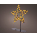 KAEMINGK MICRO LED STER TAFELLAMP METAAL STEADY BUITEN L.6CM W.28CM H.37CM