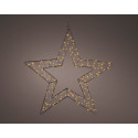 KAEMINGK MICRO LED STER METAAL STEADY BUITEN DIA58CM L.1CM W.58CM H.58CM