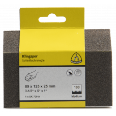 SCHUURBLOK, SCHUURSPONS ES/SK700A/100/S/89X125X25/1SRT