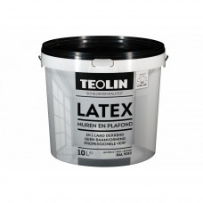 TEOLIN LATEX MUREN EN PLAFOND RAL 9010 10 LTR. TEOLIN LATEX MUREN EN PLAFOND RAL 9010 10 LTR.