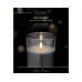 LED KAARS GLAS BO BINNENSMOKEYGREY/WARM WHITE DIA10CM H.12.5CM