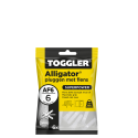 PLUG ALLIGATOR AF6 TOGGLER 6MM M/FLENS