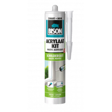BISON ACRYLAATKIT UNIVERSEEL ZWART KOKER 300 ML NL/FR