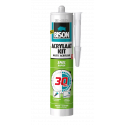 BISON ACRYLAATKIT SNEL 30 MINUTEN WIT KOKER 300 ML NL/FR