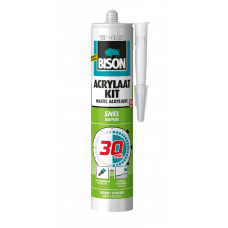 BISON ACRYLAATKIT SNEL 30 MINUTEN WIT KOKER 300 ML NL/FR