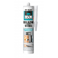 BISON BEGLAZINGSKIT WIT KOKER 290 ML NL/FR