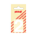 PLAKCIJFER HELVETICA 40 MM WIT 2