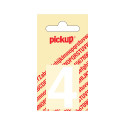 PLAKCIJFER HELVETICA 40 MM WIT 4