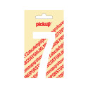 PLAKCIJFER NOBEL 90 MM WIT 7