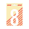 PLAKCIJFER NOBEL 120 MM WIT 8